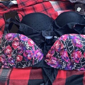 💖 TORRID CURVES PINK INTIMATES FLORAL BRA  44DD NWOT